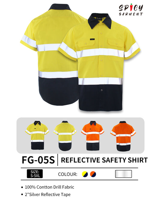 反光襯衫短袖FG-05S