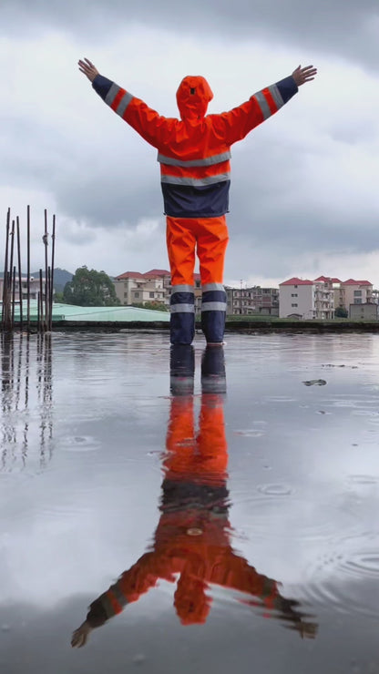 反光雨衣套裝 RY-12